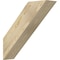 Ekena Millwork 6"W x 22"D x 22"H Traditional Rough Sawn Knee Brace, Douglas Fir BRC06X22X22TRA00RDF - alternate 1